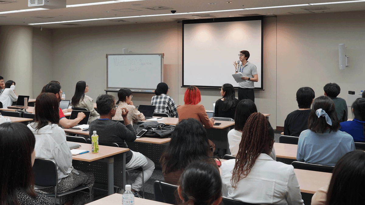 Teacher in a classroom with students